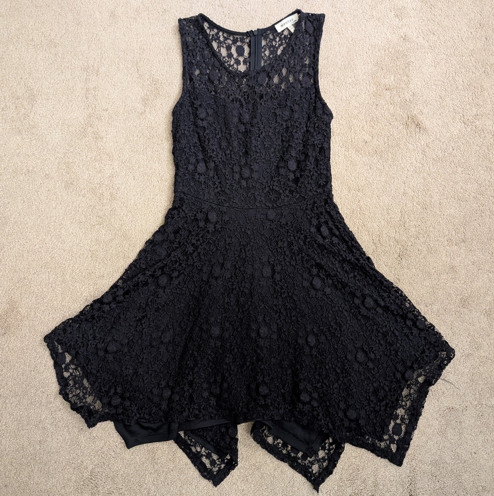 Monteau A-Line Navy Blue Mini Dress